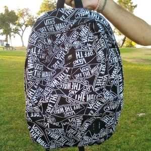 Vans Old School Off the Wall the Wall Black and White Backpack